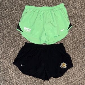 Wichita State- Nike Women's Mint Green and Black Athletic Shorts